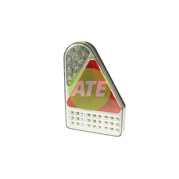 Rear Led 12/24V Slimline Combination Lamp With Triangle 218mm H X 147mm W X 25mm D - Rh C/W Superseal Plug and Sockets