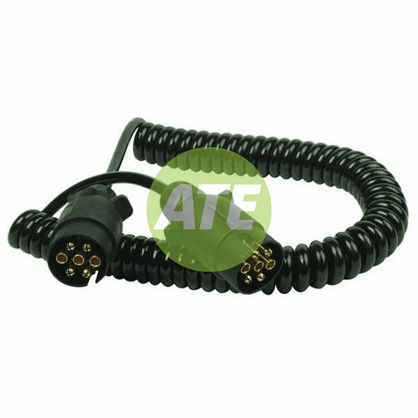 2.5M 'N' Type Curly Extension Lead (Plug/Plug)