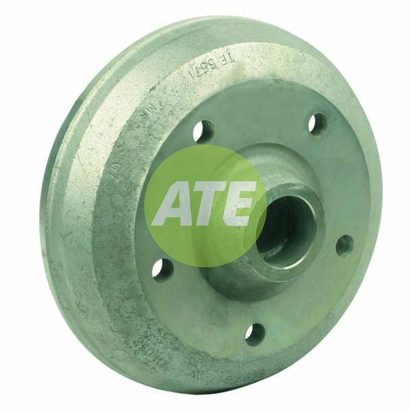203 X 40 5 Stud 112mm PCD Brake Drum C/W Bearings, Oil Seal, Studs, Axle Nut And Grease Cap
