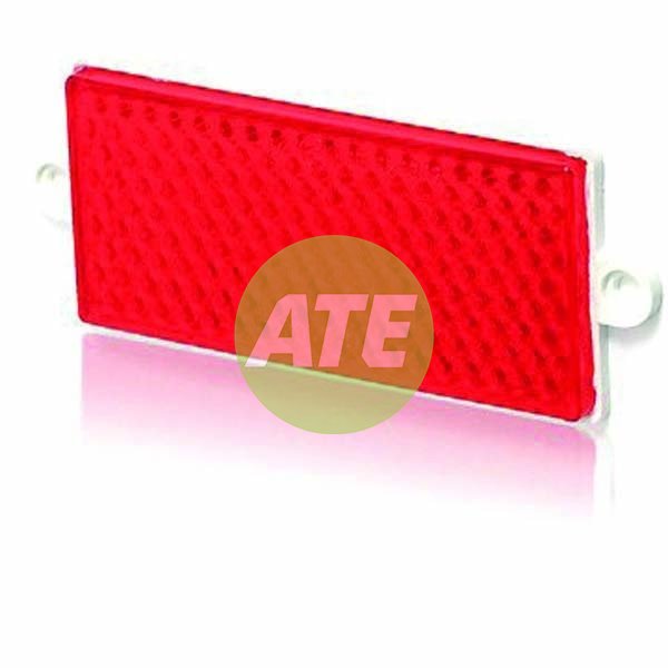 Large Oblong Red Reflector