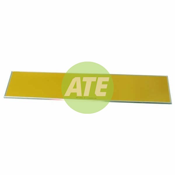 Yellow Aluminium Oblong Number Plate