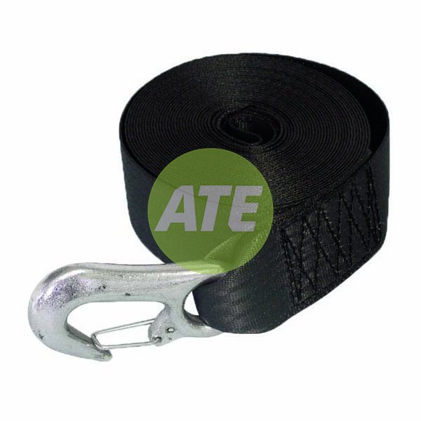 20' Winch Strap C/W Snap Hook (2000kg)