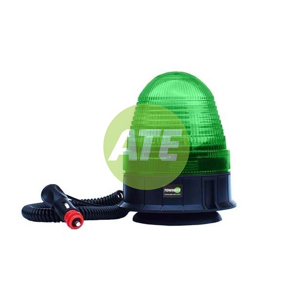 12/24V Magnetic/3 Bolt Led Beacon C/W Green Lens