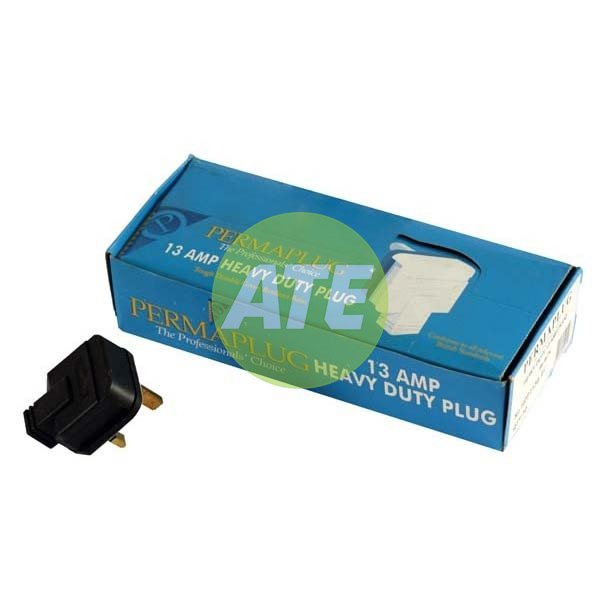 13 Amp Plug (Thermoplastic Rubber – Black)
