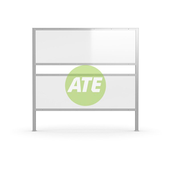 Silver Double Panel Screen 1800mm (W) X 1800mm (H)