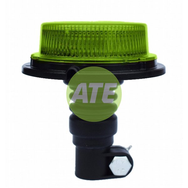 12/24V Led Flexi Pole Mount Low Profile  Beacon C/W Green Lens
