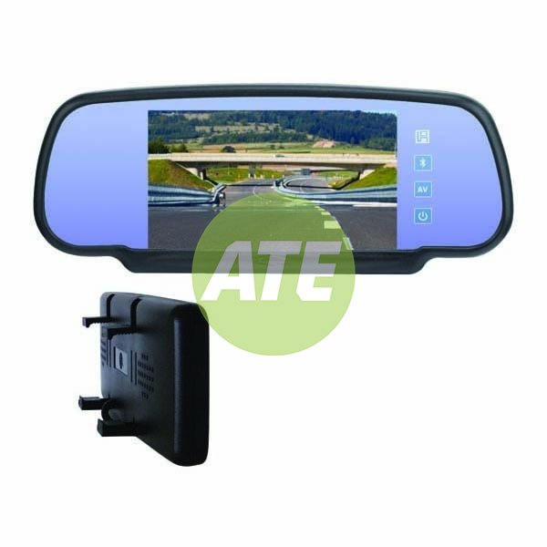 7.0" Clip On Rear View Mirror Colour Tft Reversing Camera Kit