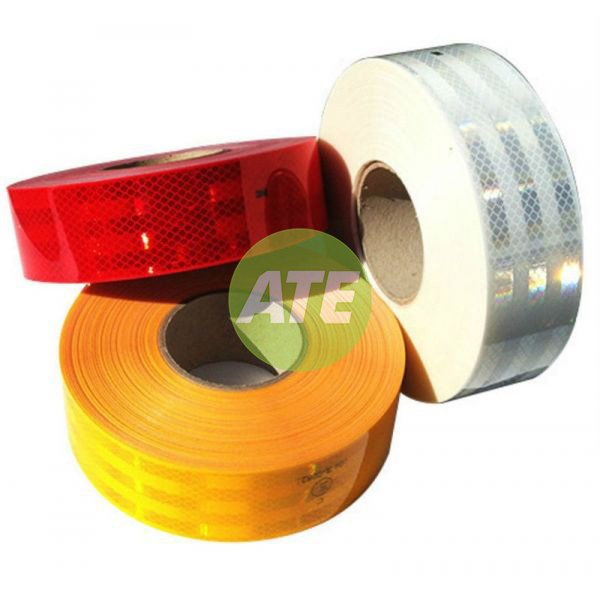50mm White Ec104 Rigid Grade Refelctive Tape - Roll Of 12.5M