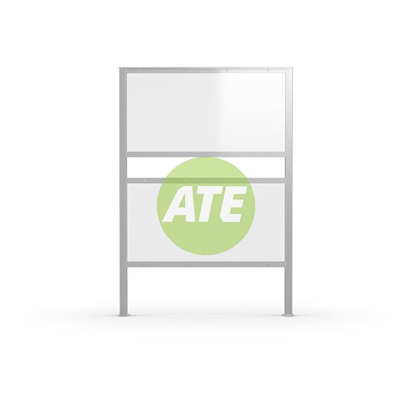Silver Double Panel Screen 1200mm (W) X 1800mm (H)