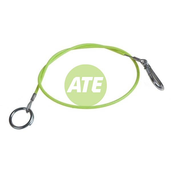 Hi-Vis Green Pvc Coated Breakaway Cable - 1070mm Length