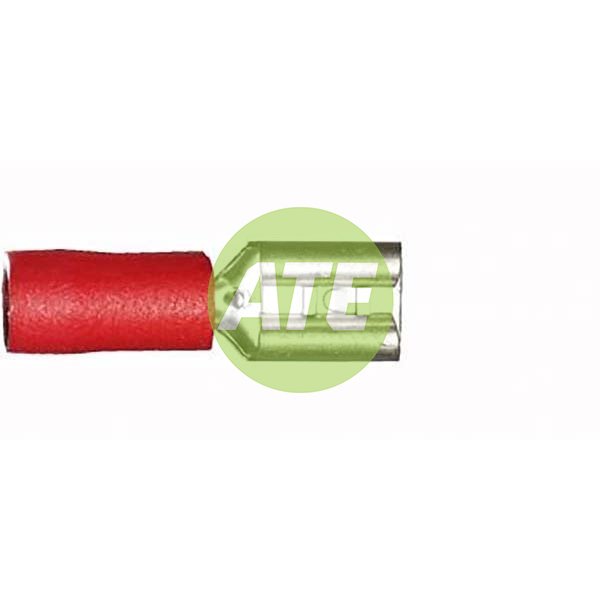 Red Female Spade Connector 6.3mm - 50Pk