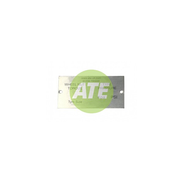 Universal Tyre Pressure/Wheel Nut Torque Plate
