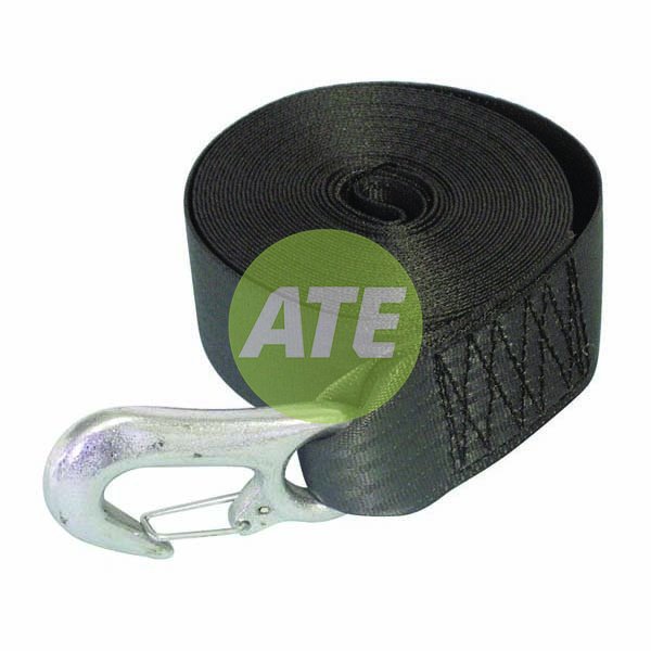 20' Winch Strap C/W Snap Hook (3000kg)