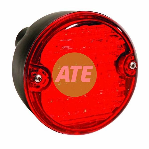 12V LED Round Rear Fog Lamp C/W Quick Fit Connectors