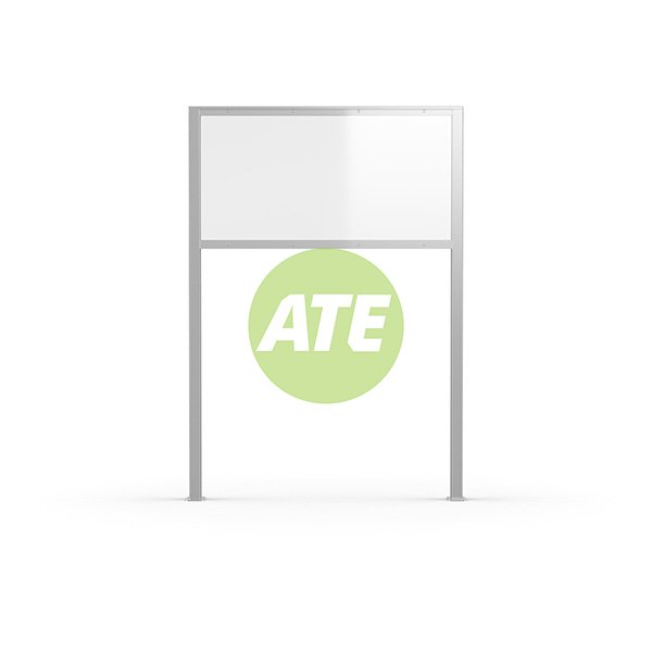 White Single Panel Screen 1200mm (W) X 1800mm (H)