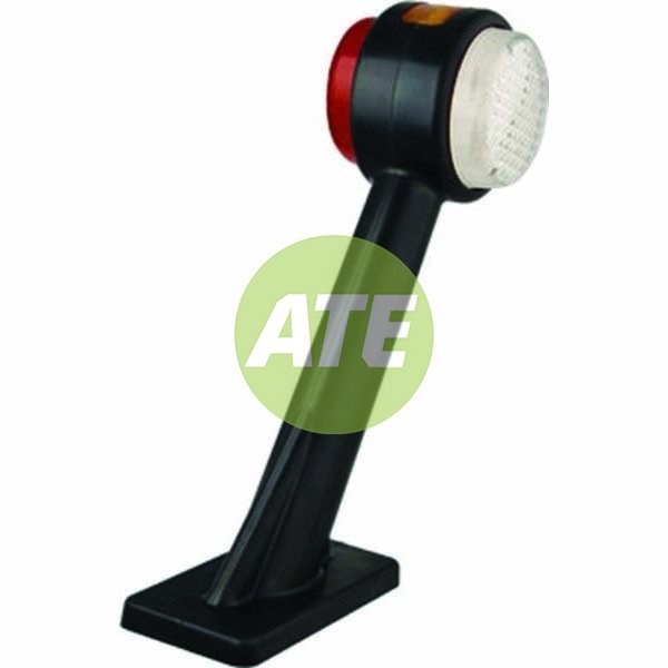 R/H 12/24V Led Rubber Red/White Marker Lamp C/W Side Marker Lamp